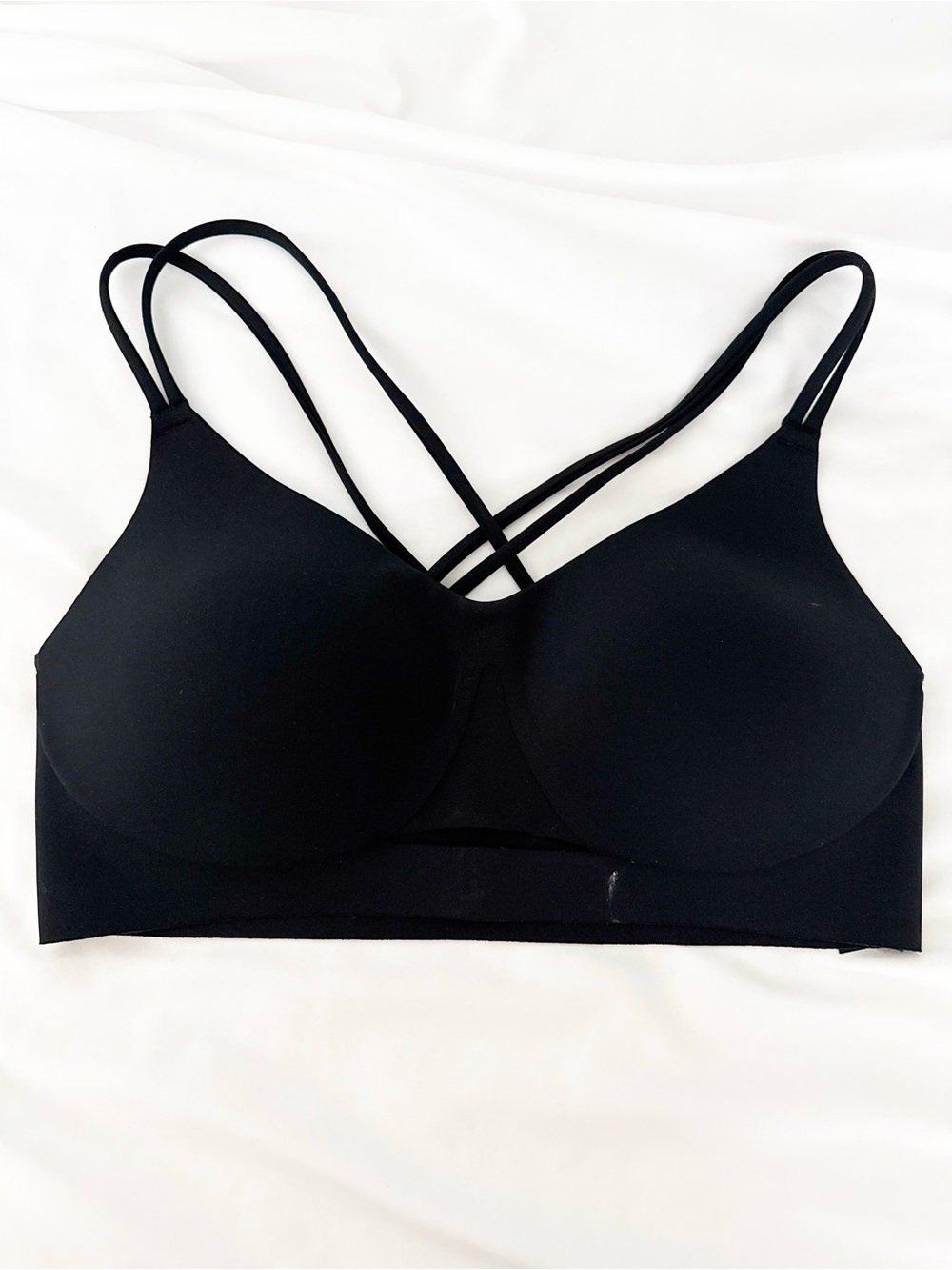 VSX Black Strappy Moulded Wireless Bra